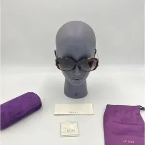 Gucci | Accessories | Gucci Oval Ladies Sunglassesbrown  display picture 3